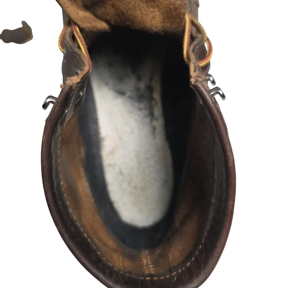 Danner Boots Mens Size 12 Brown Leather‎ Bull Run Moc 6 Steel Toe Work Safety